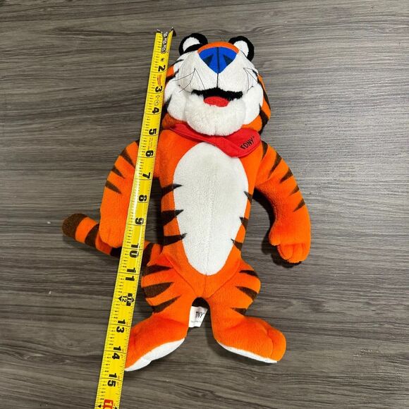 Tony the Tiger 1991 Plush Stuffed Animal Toy Kellogg's Frosted Flakes Doll 1993 - Picture 5 of 6
